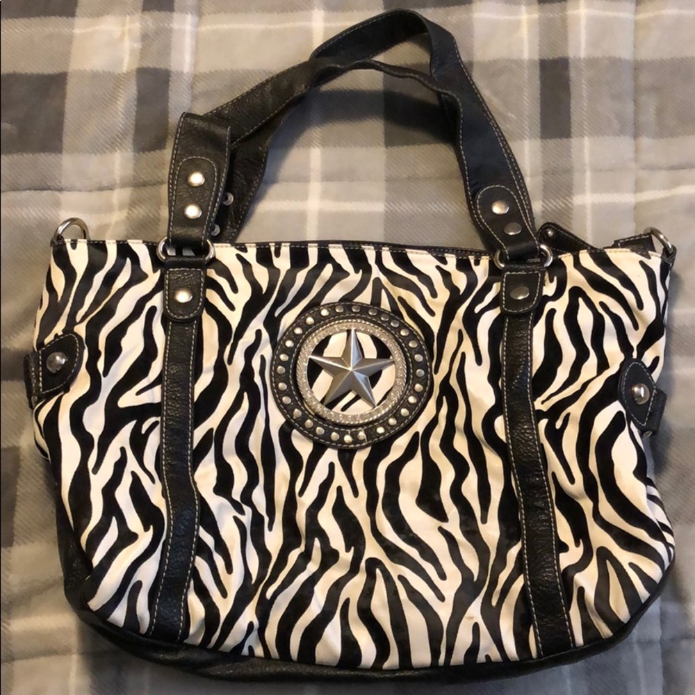 Zebra purse